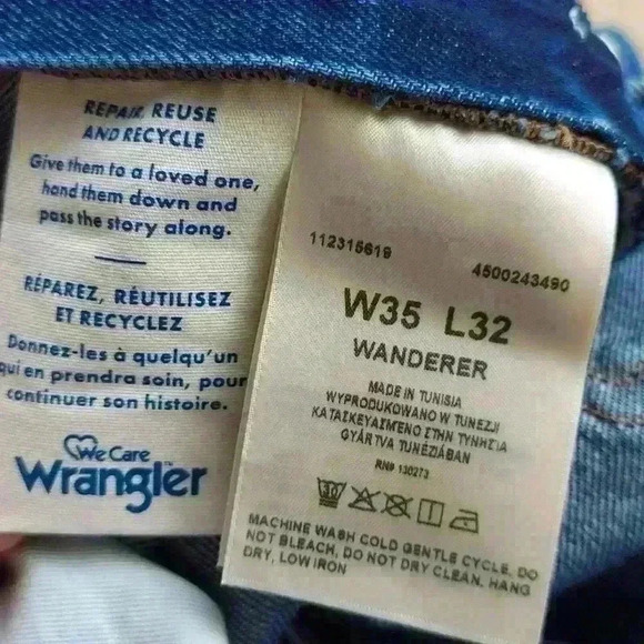 NWT Wrangler Wanderer Indgood High-Rise Wide Leg Jean - Picture 10 of 10